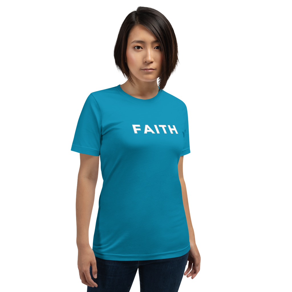 Faith. Your Attitude is the Most Contagious Thing About You. Bluewater Unisex t-shirt