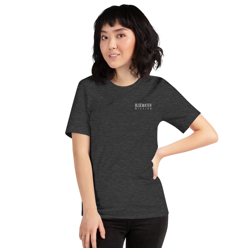 Jesus Makes You Free/ John 8:36.  Bluewater Unisex t-shirt