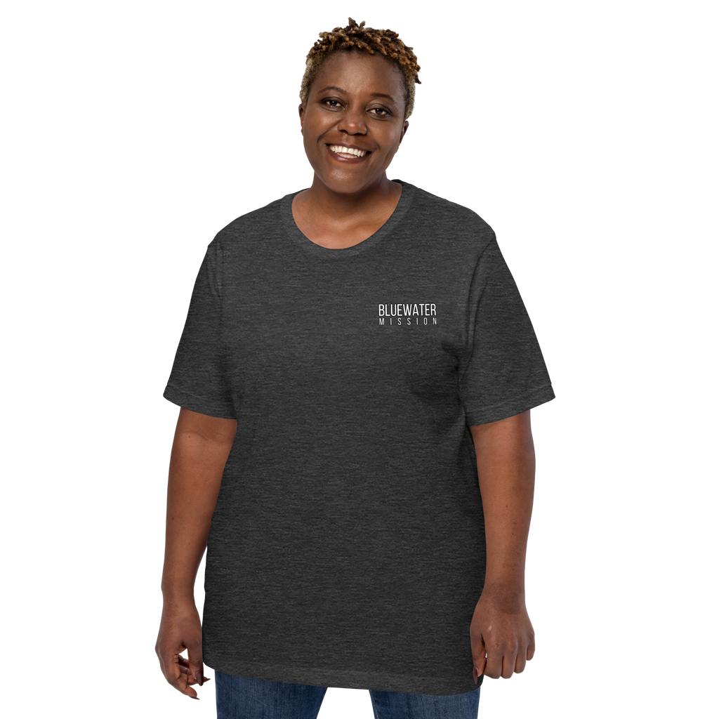 Jesus Makes You Free/ John 8:36.  Bluewater Unisex t-shirt