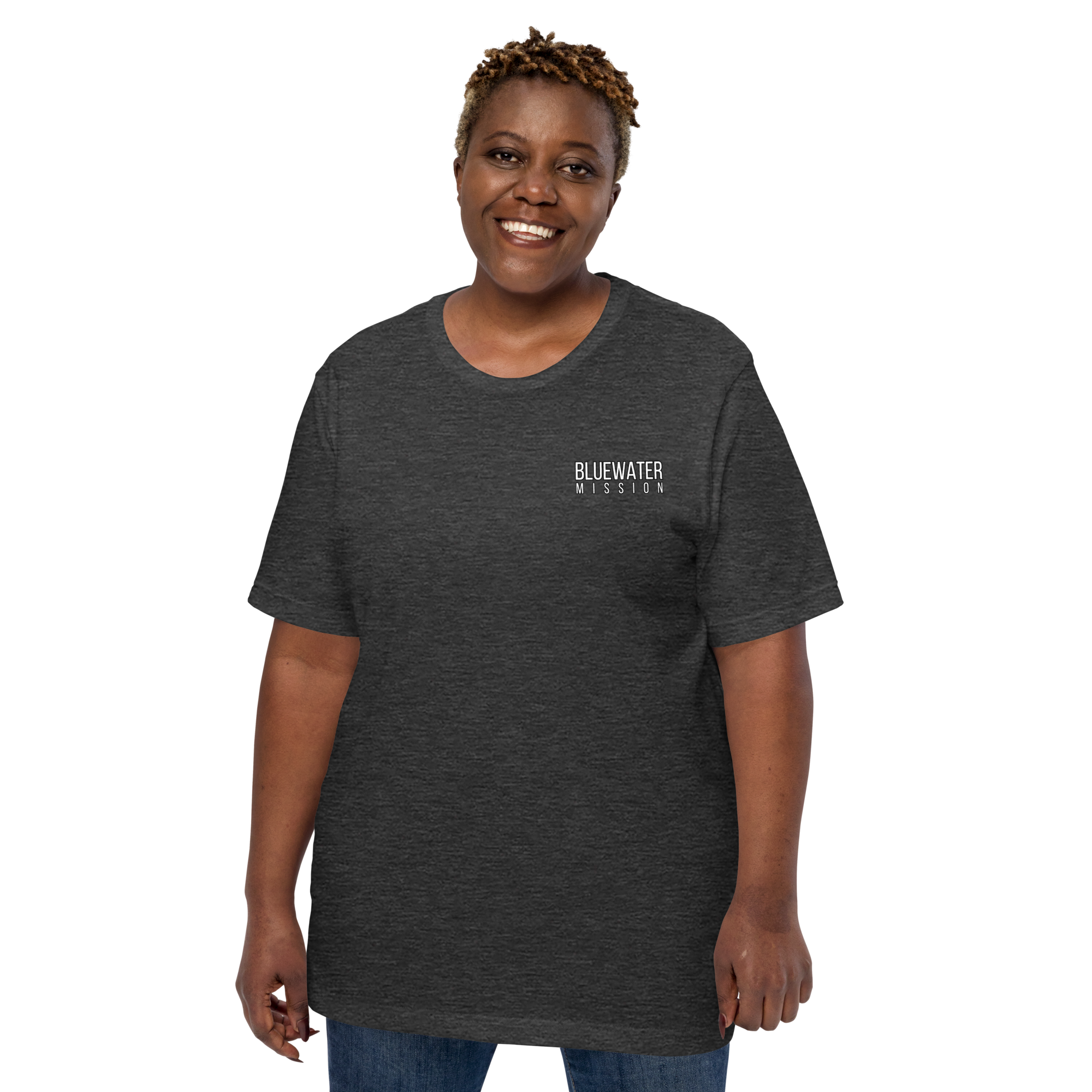 Jesus Makes You Free/ John 8:36.  Bluewater Unisex t-shirt