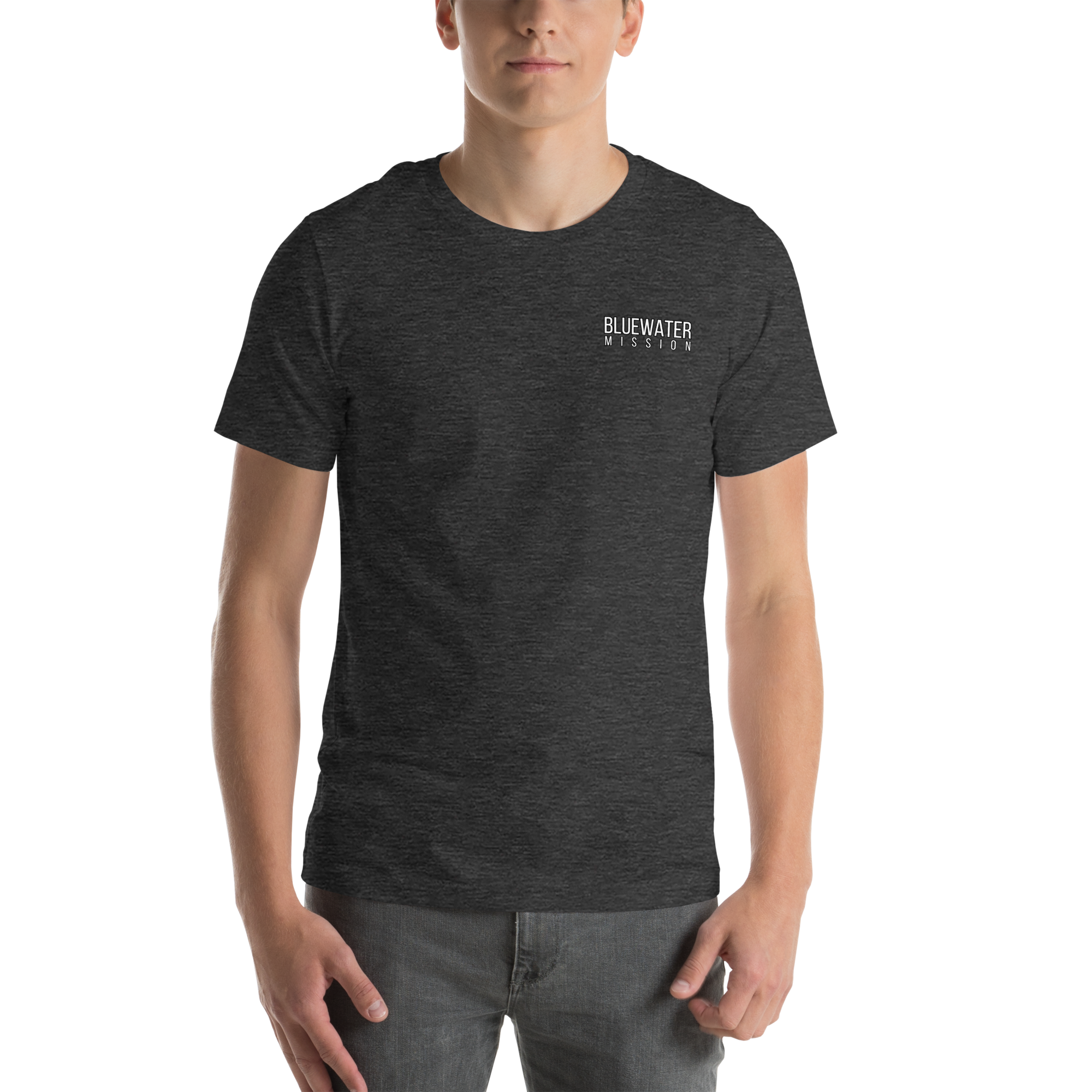 Jesus Makes You Free/ John 8:36.  Bluewater Unisex t-shirt