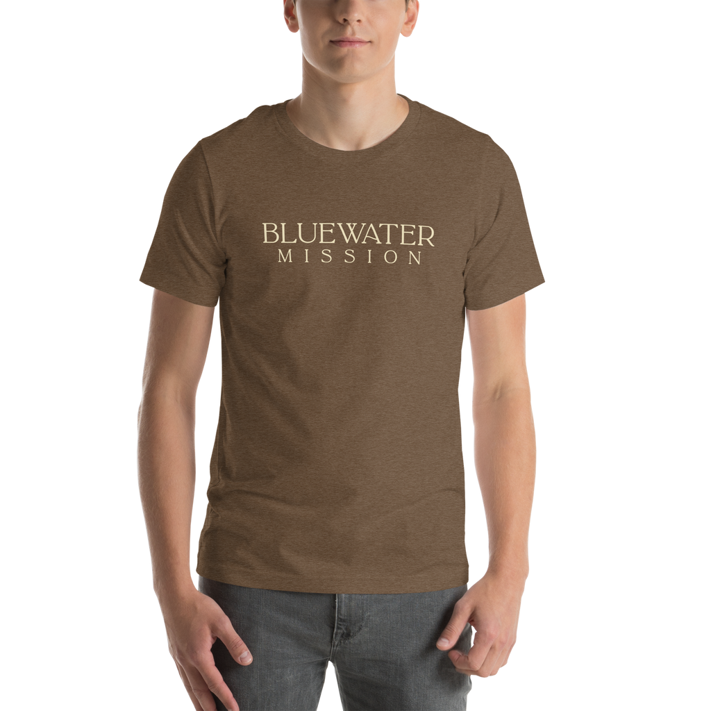 Out Far In Deep Since 2008. Bluewater Mission Unisex T-shirt