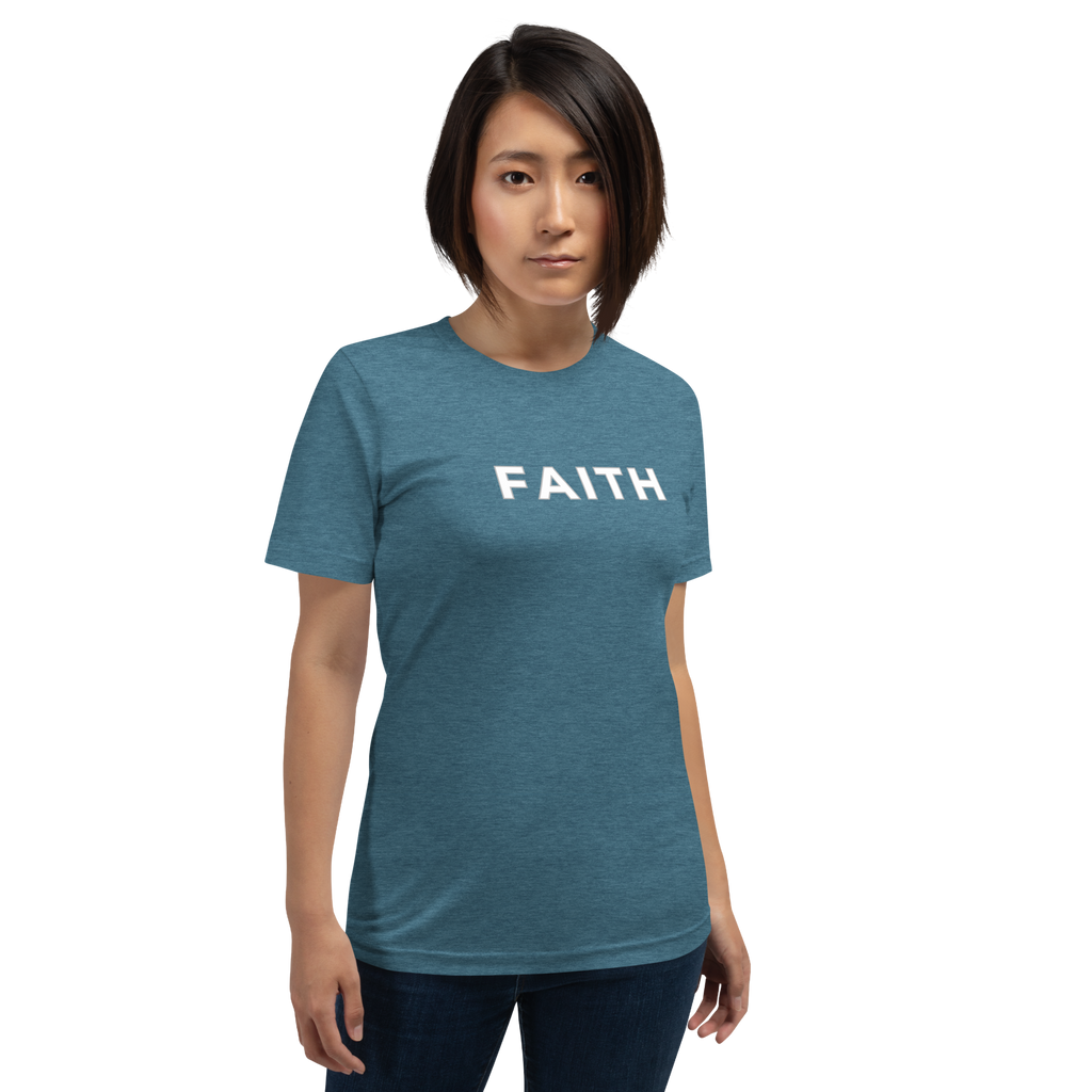 Faith. Your Attitude is the Most Contagious Thing About You. Bluewater Unisex t-shirt