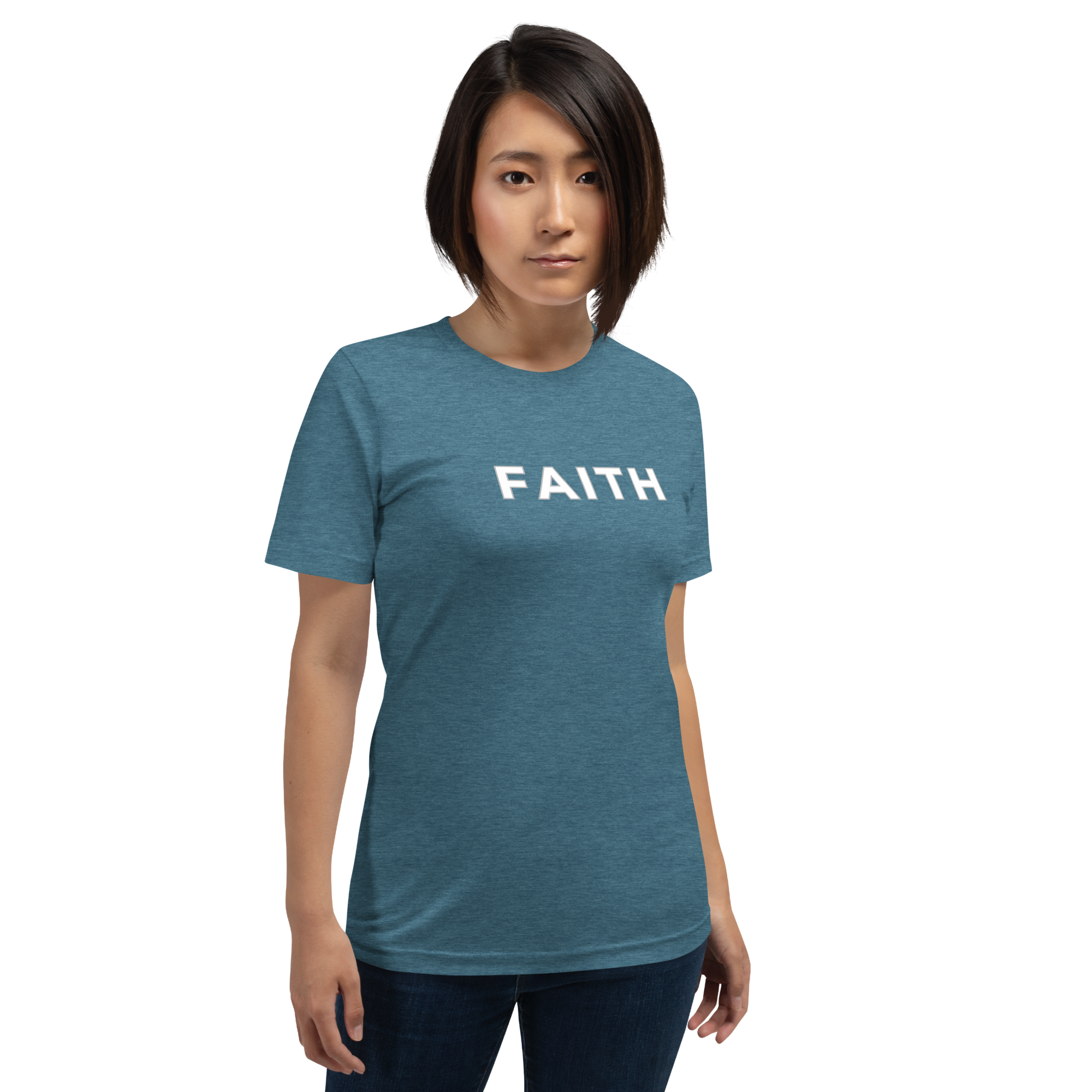 Faith. Your Attitude is the Most Contagious Thing About You. Bluewater Unisex t-shirt