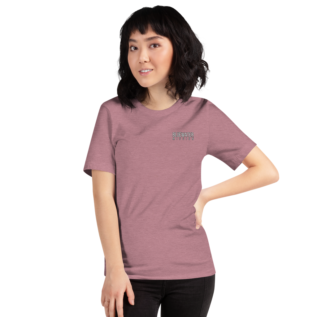 Jesus Makes You Free/ John 8:36.  Bluewater Unisex t-shirt