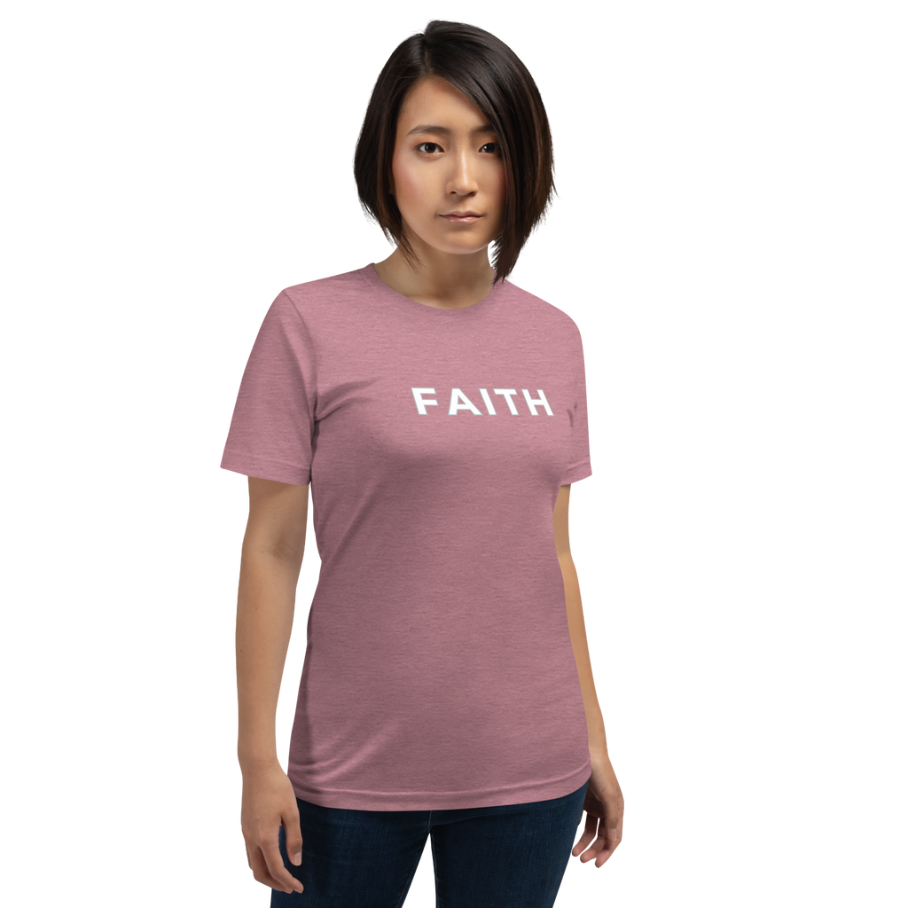 Faith. Your Attitude is the Most Contagious Thing About You. Bluewater Unisex t-shirt