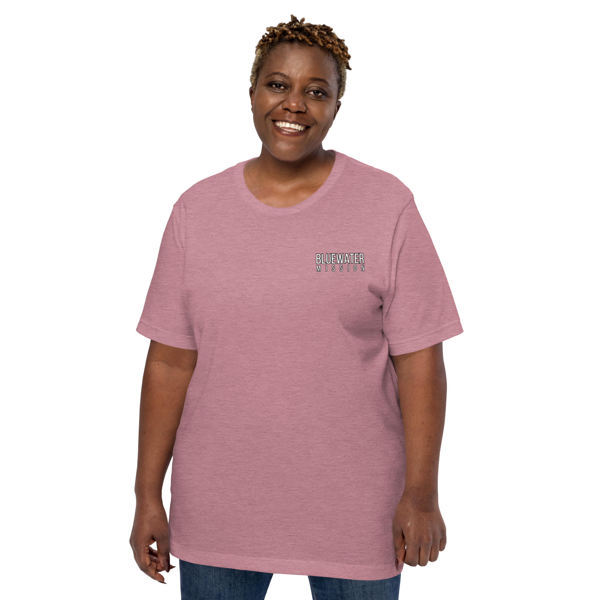 Jesus Makes You Free/ John 8:36.  Bluewater Unisex t-shirt