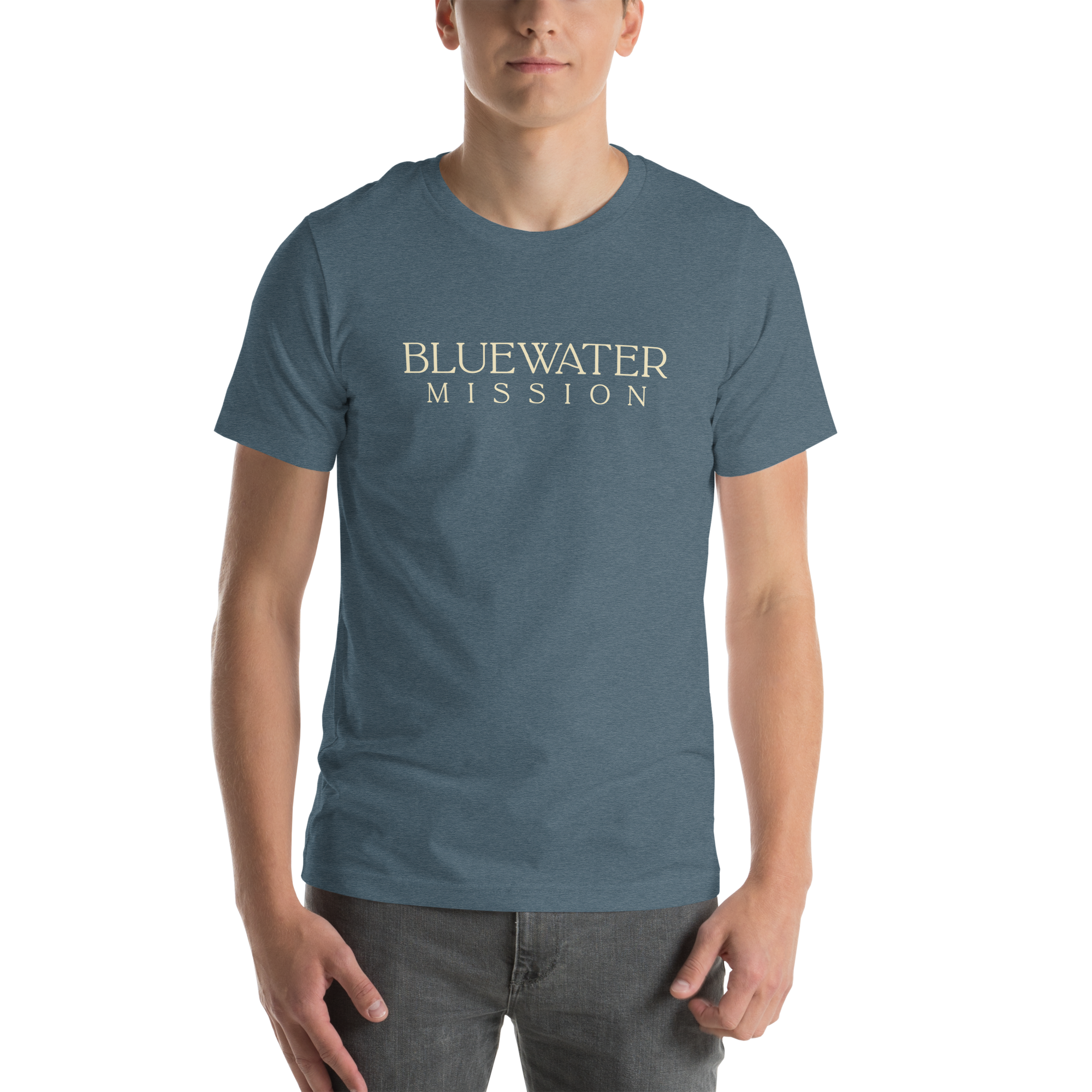Out Far In Deep Since 2008. Bluewater Mission Unisex T-shirt