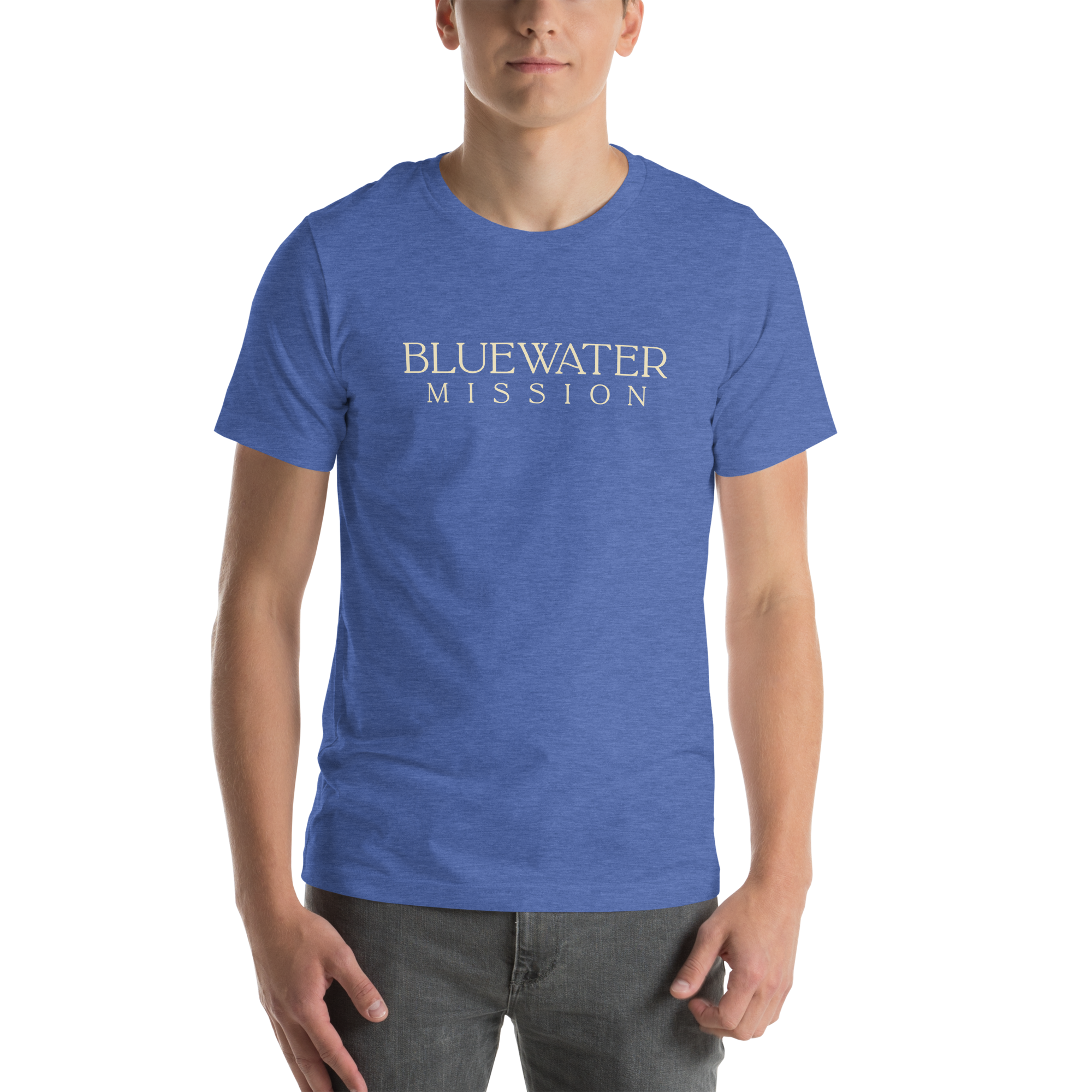 Out Far In Deep Since 2008. Bluewater Mission Unisex T-shirt