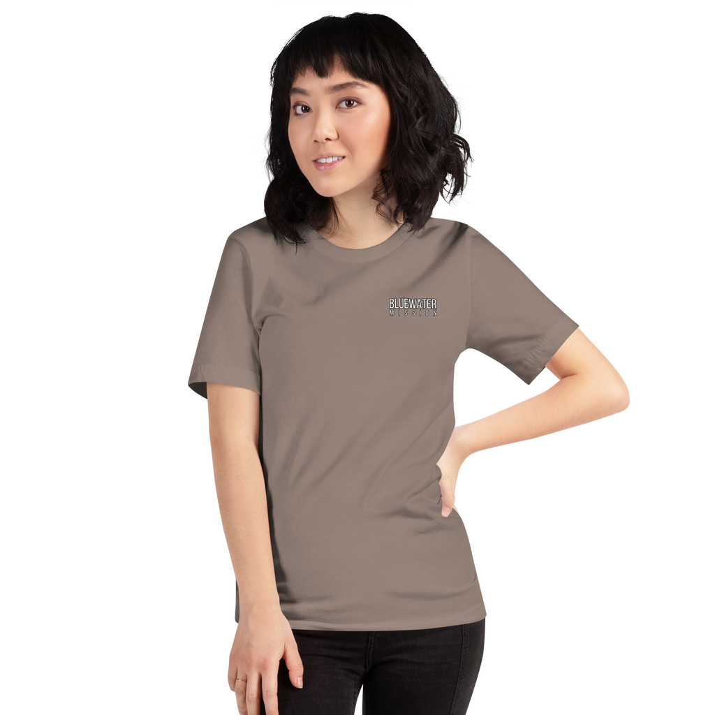Jesus Makes You Free/ John 8:36.  Bluewater Unisex t-shirt