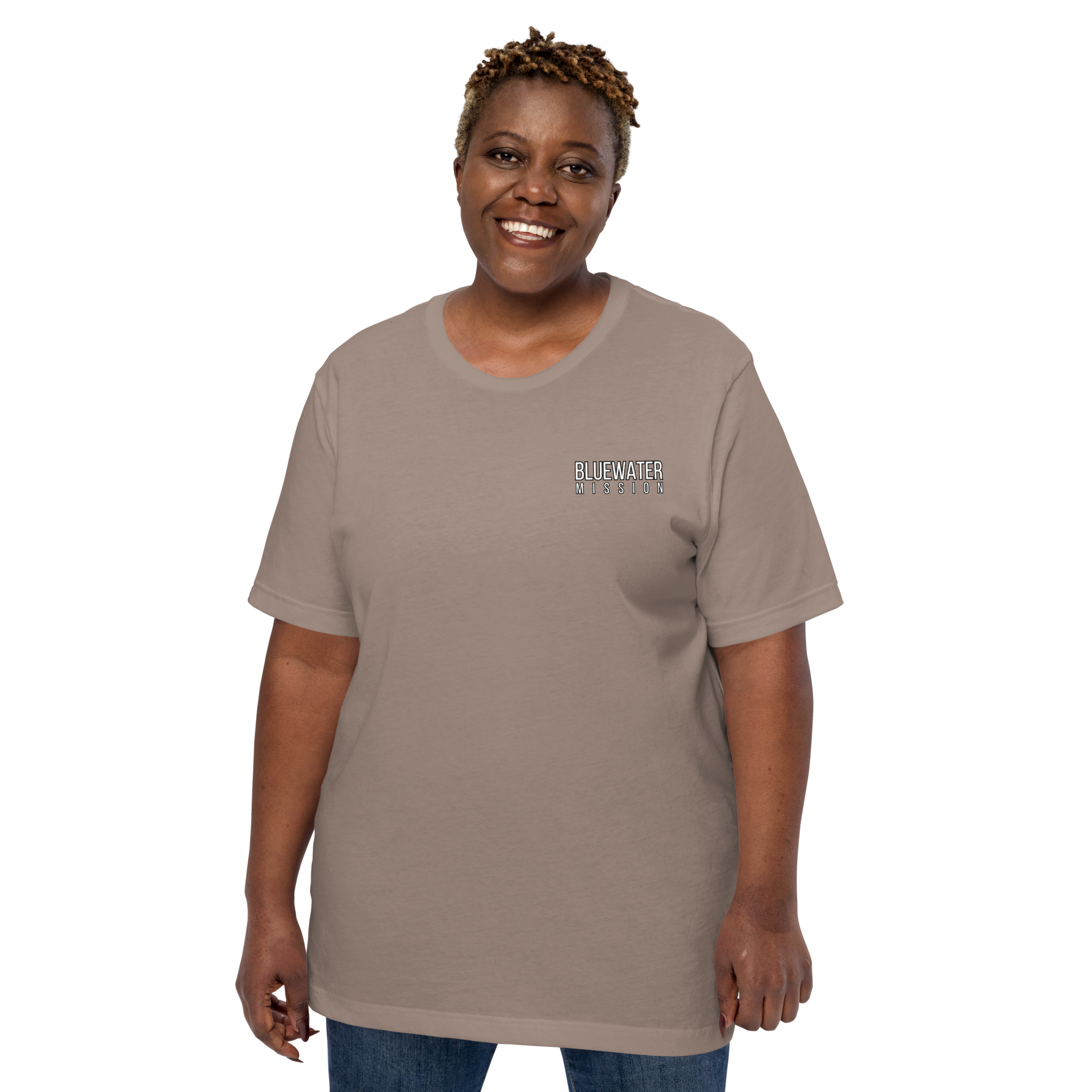 Jesus Makes You Free/ John 8:36.  Bluewater Unisex t-shirt