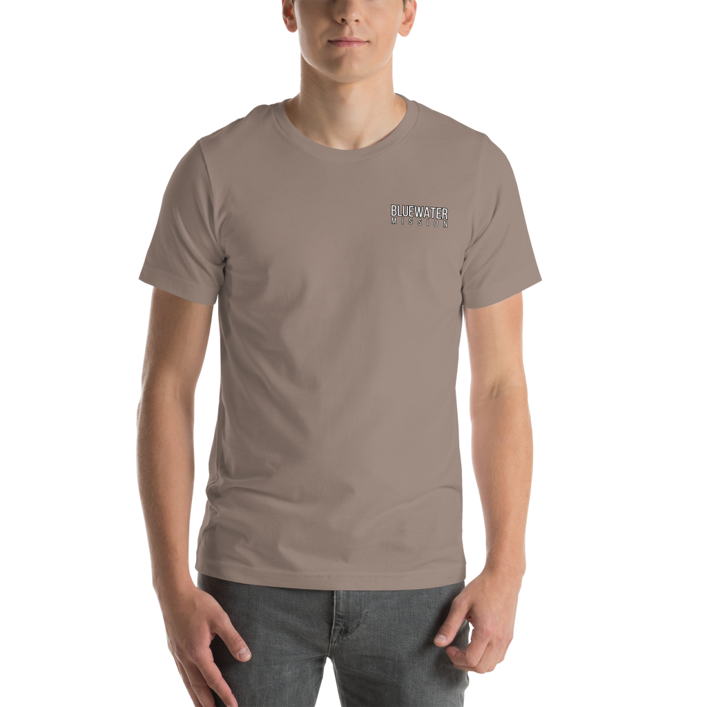 Jesus Makes You Free/ John 8:36.  Bluewater Unisex t-shirt