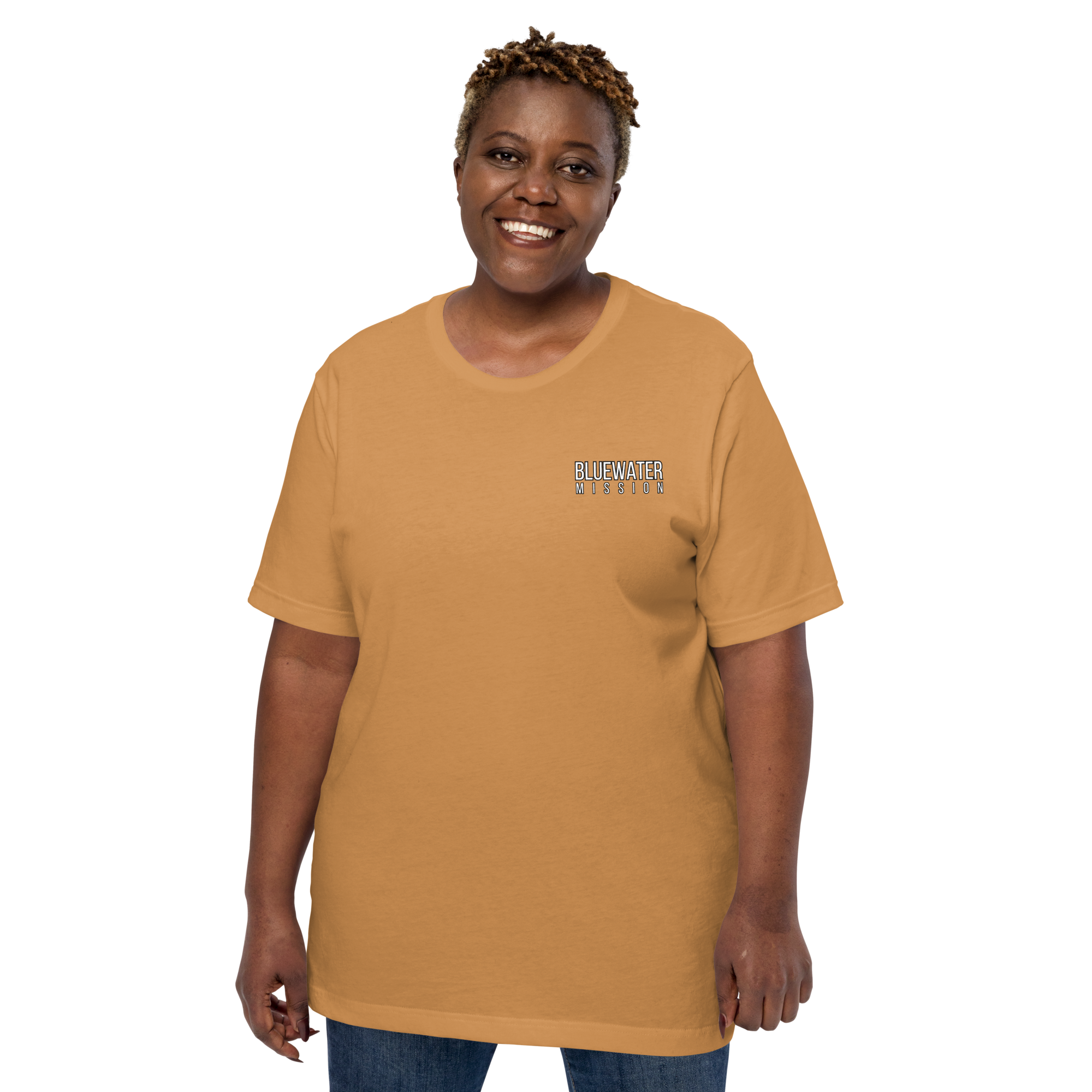 Jesus Makes You Free/ John 8:36.  Bluewater Unisex t-shirt