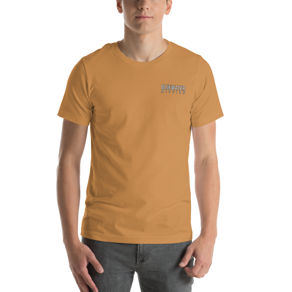 Jesus Makes You Free/ John 8:36.  Bluewater Unisex t-shirt