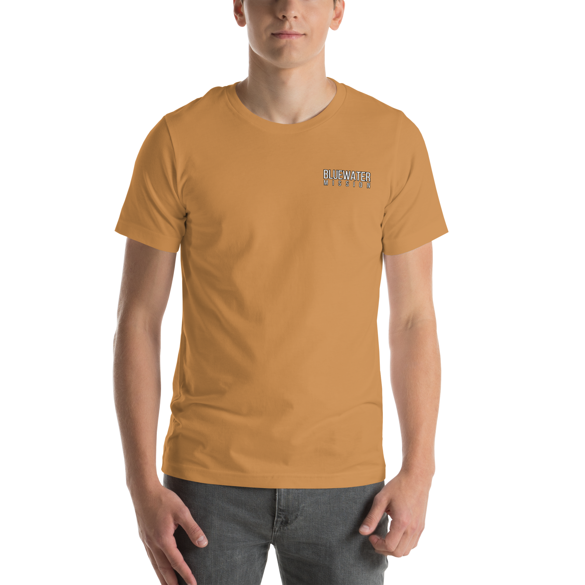 Jesus Makes You Free/ John 8:36.  Bluewater Unisex t-shirt