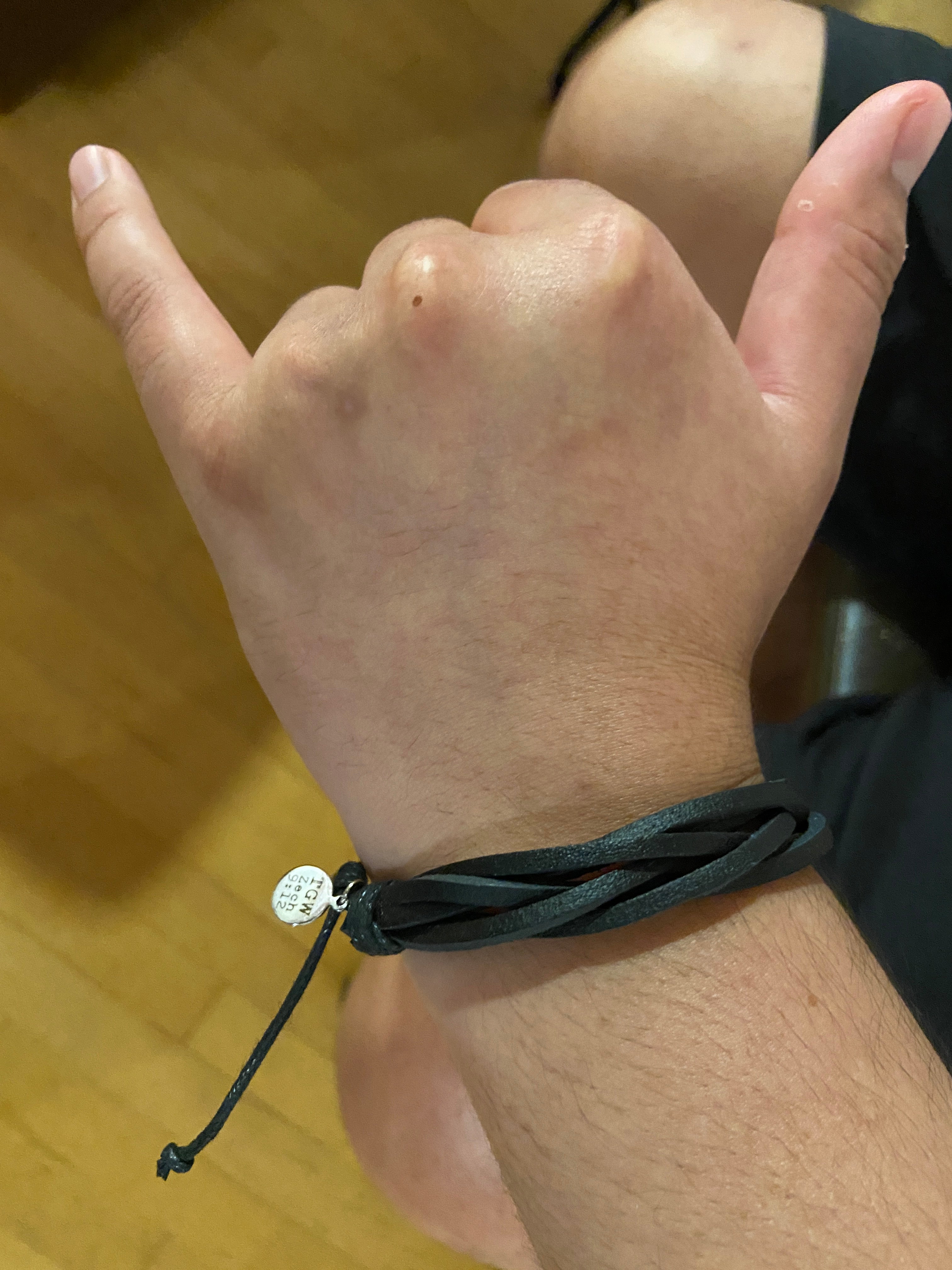 Time Gives Way Leather/Woven Wristbands