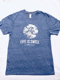 "Logo Wave - Hawaii" Unisex Eco-Jersey T-shirts