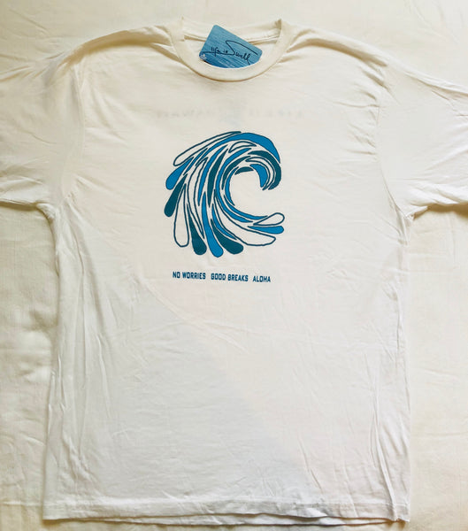 "Wavedrops" 100% ORGANIC Cotton Unisex Big Swell Tee