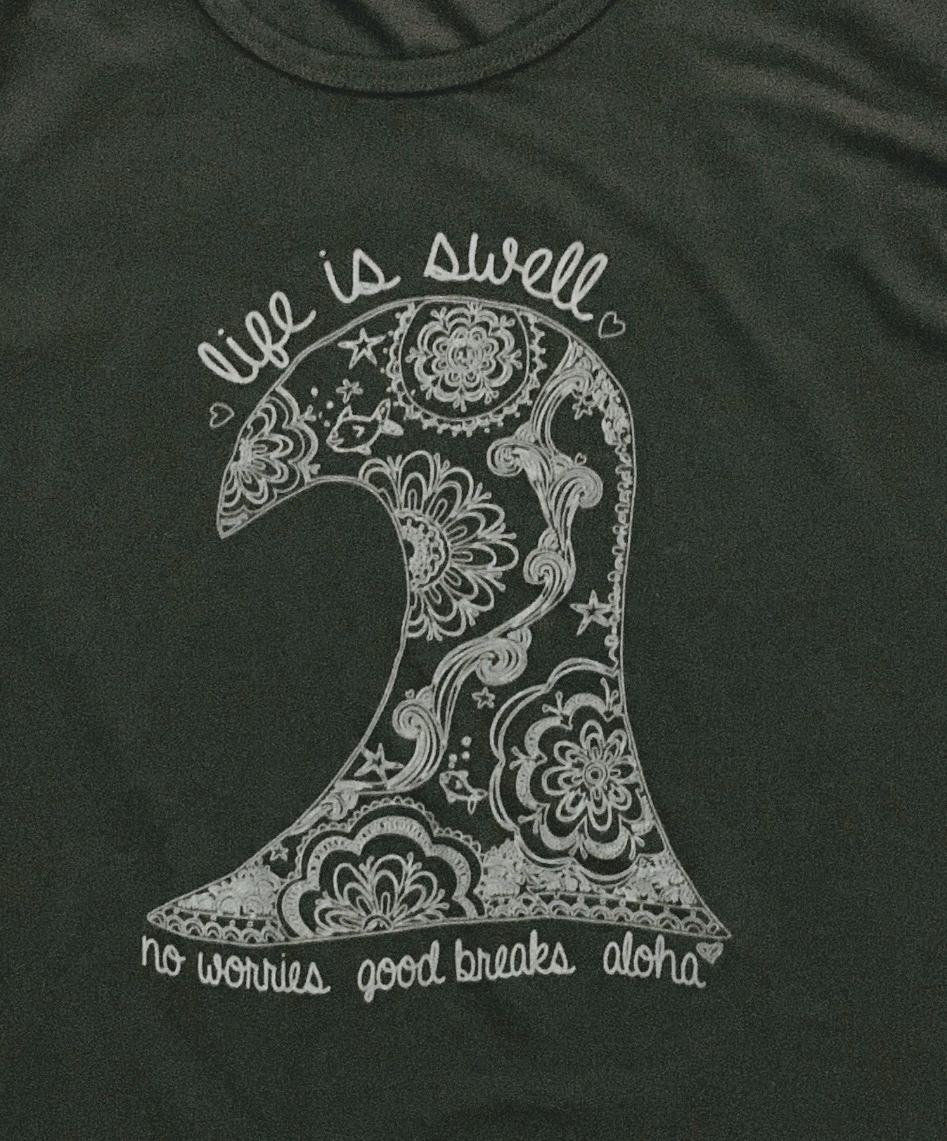 "Floral Wave" Dri-Fit Ladies Performance Tee