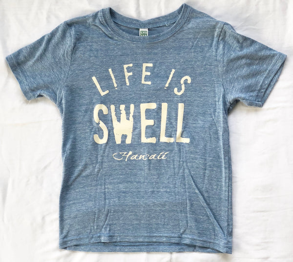 "Big Swell - Hawaii" Youth T-shirts in Comfy Eco Blend Jersey