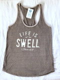 "Big Swell - Hawaii" Women's Eco Blend Racerback Tanks