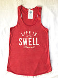 "Big Swell - Hawaii" Women's Eco Blend Racerback Tanks