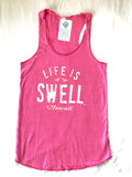 "Big Swell - Hawaii" Women's Eco Blend Racerback Tanks