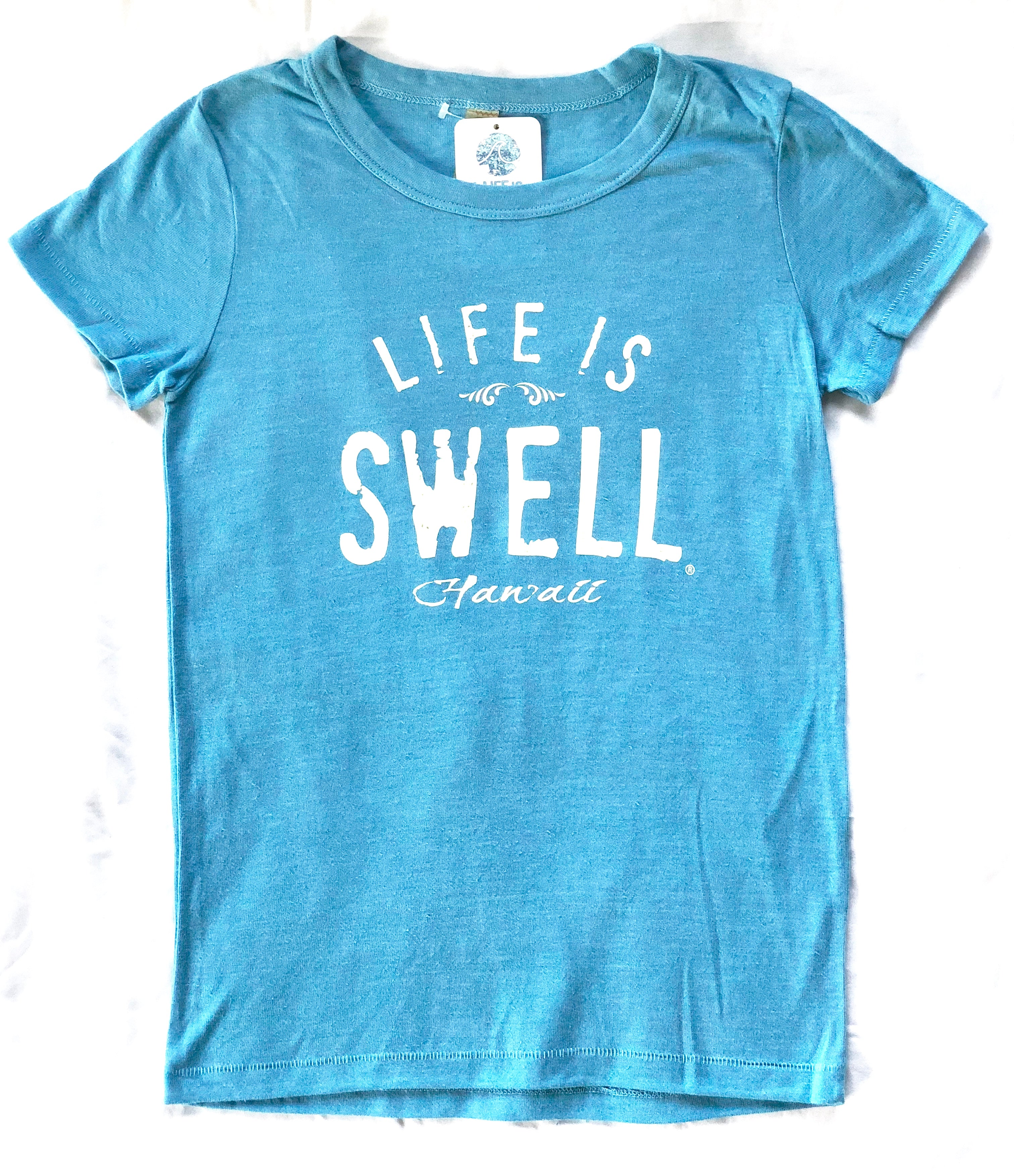 "Big Swell - Hawaii" Women's T-shirts in 100% Organic Cotton or Eco Blend Jersey