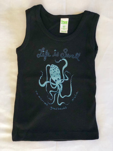 "Octo Dance" 100% ORGANIC Cotton Baby Tank Top