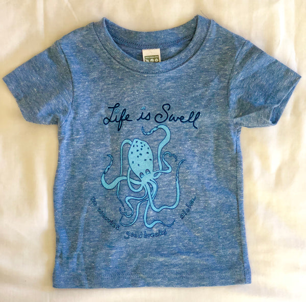 "Octo Dance" Eco Triblend  Babies and Toddlers Jersey Tee